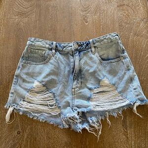 PacSun High Rise Festival Jean Shorts